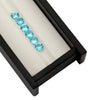 2Pc Lot Blue Apatite 5x5mm 0.90 Carats