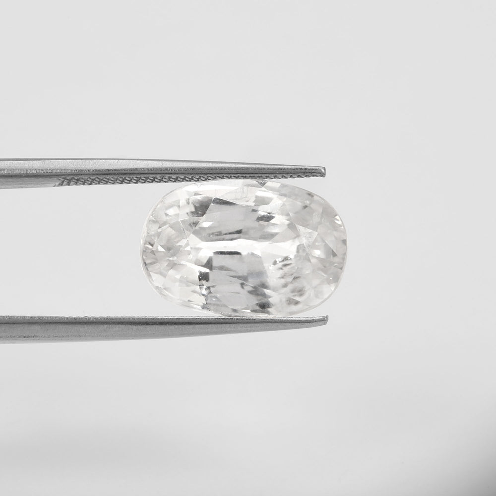 Certified White Zircon 6.71 Cts (7.38 Ratti) BXVW63
