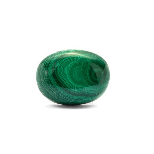 Natural Malachite Gemstone Oval Cabochon 21.95 Carats