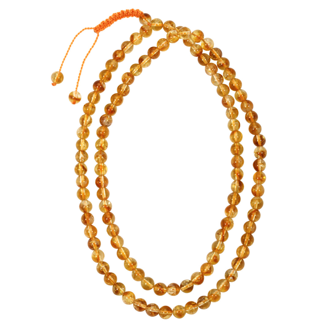 108 Beads Citrine Japa Mala