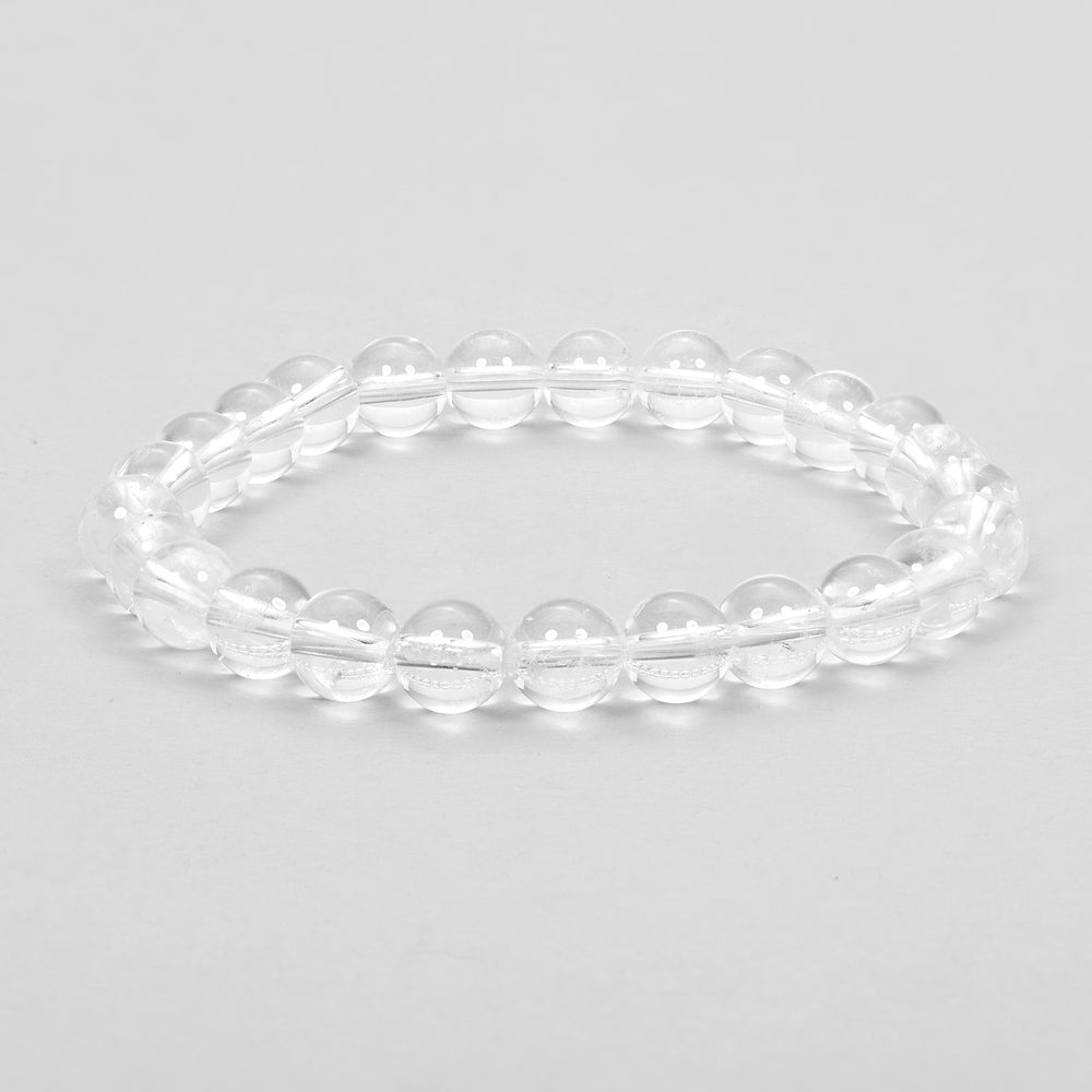 Clear Quartz (Sphatik) Bracelet For Fortune and Prosperity 8mm