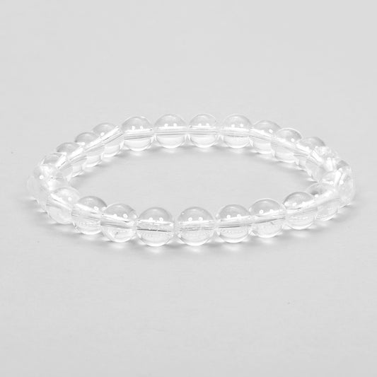 Clear Quartz (Sphatik) Bracelet For Fortune and Prosperity 8mm