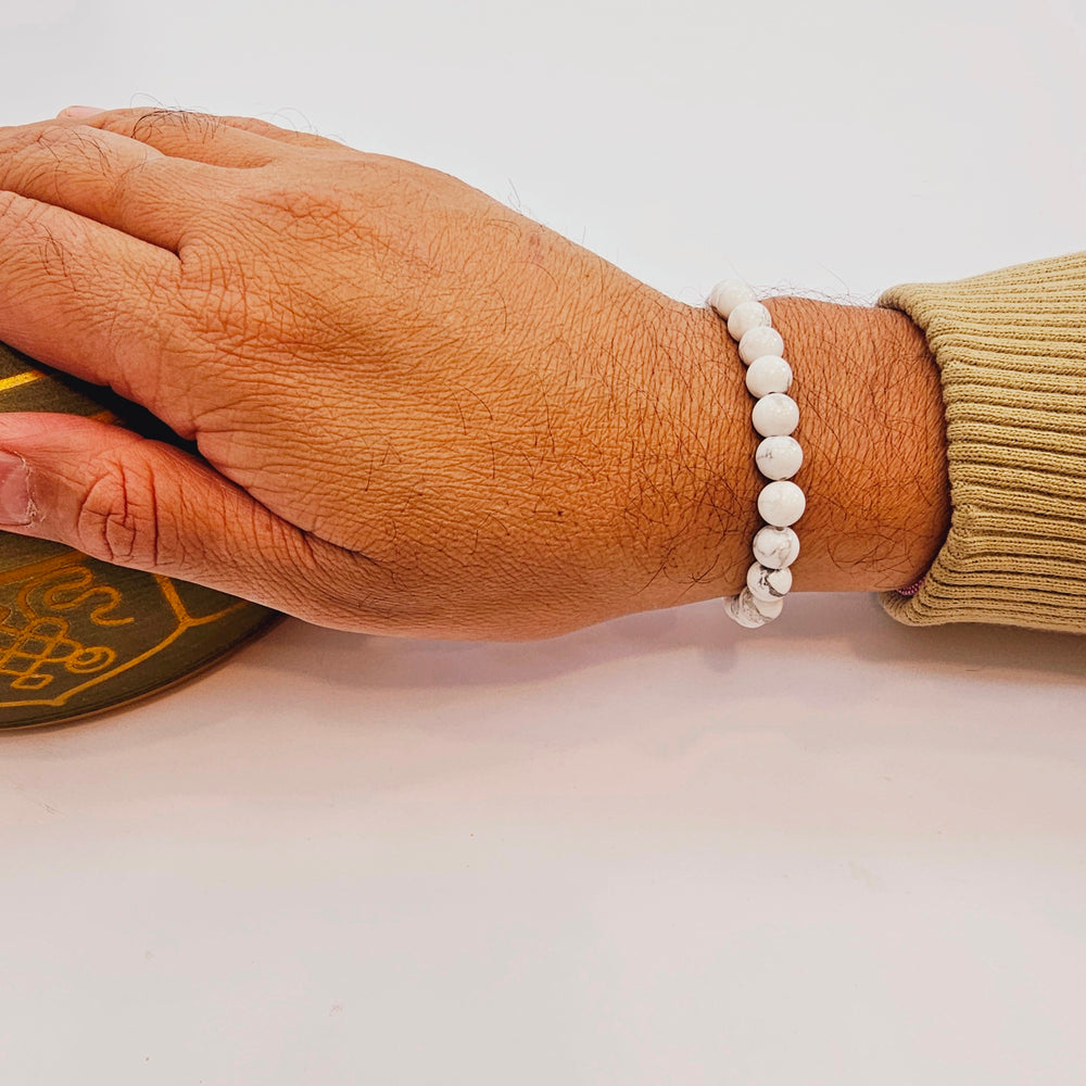 White Howlite Bracelet