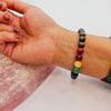 7 Chakra Buddha Bracelet with Pyrite