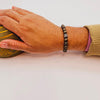 7 Chakra Buddha Bracelet with Pyrite