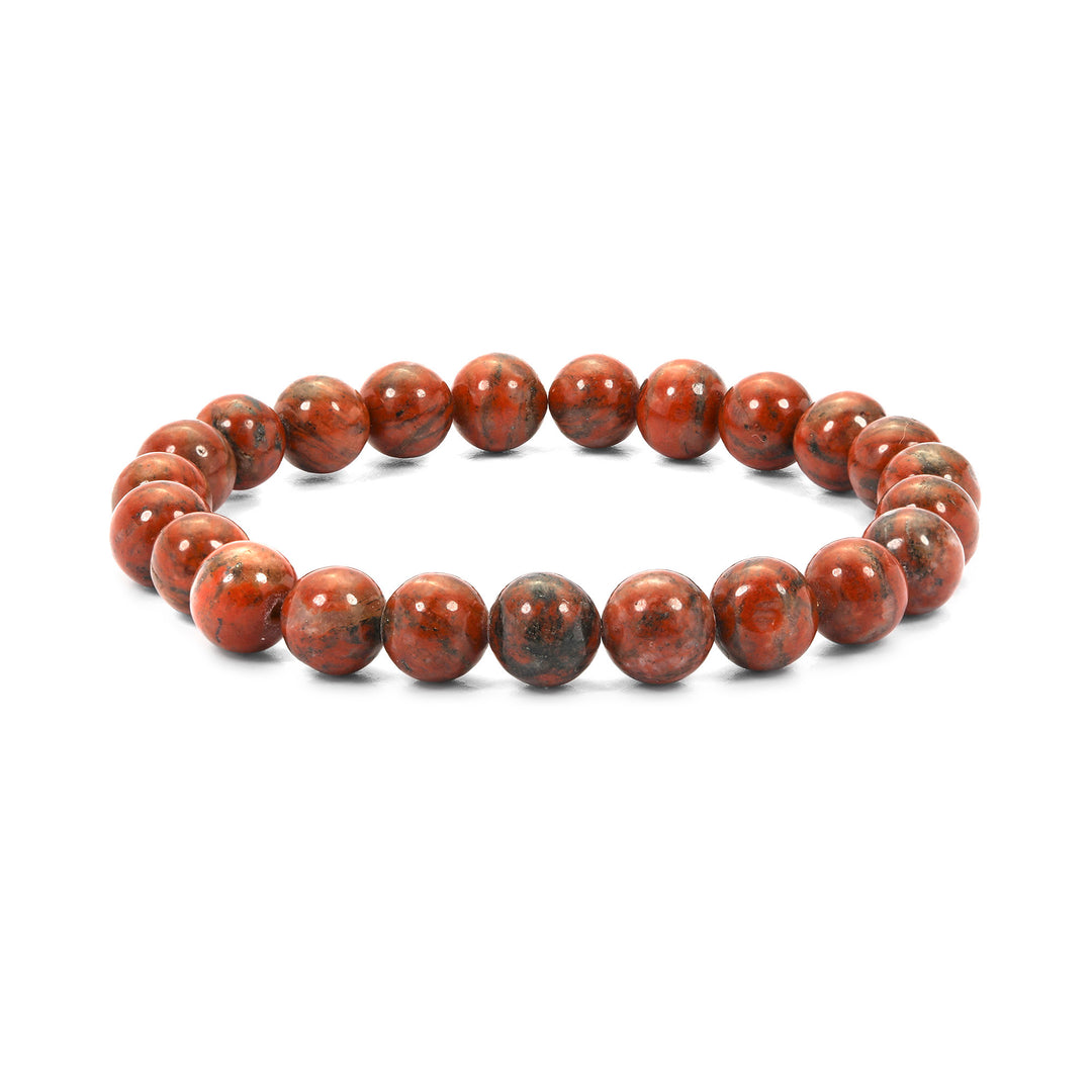 Red Jasper Bracelet for Strength and Vitality