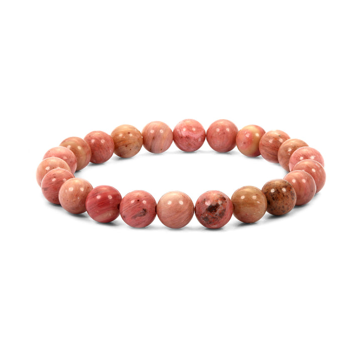 Pink Rhodonite Bracelet for Calmness and Well Being