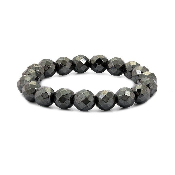 Black Hematite (Cut) Bracelet