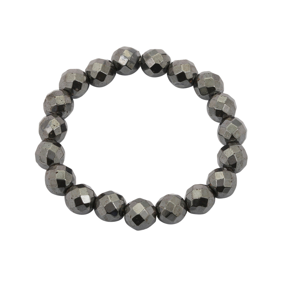 Black Hematite (Cut) Bracelet