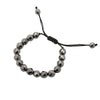 Black Hematite (Cut) Thread Bracelet 10mm