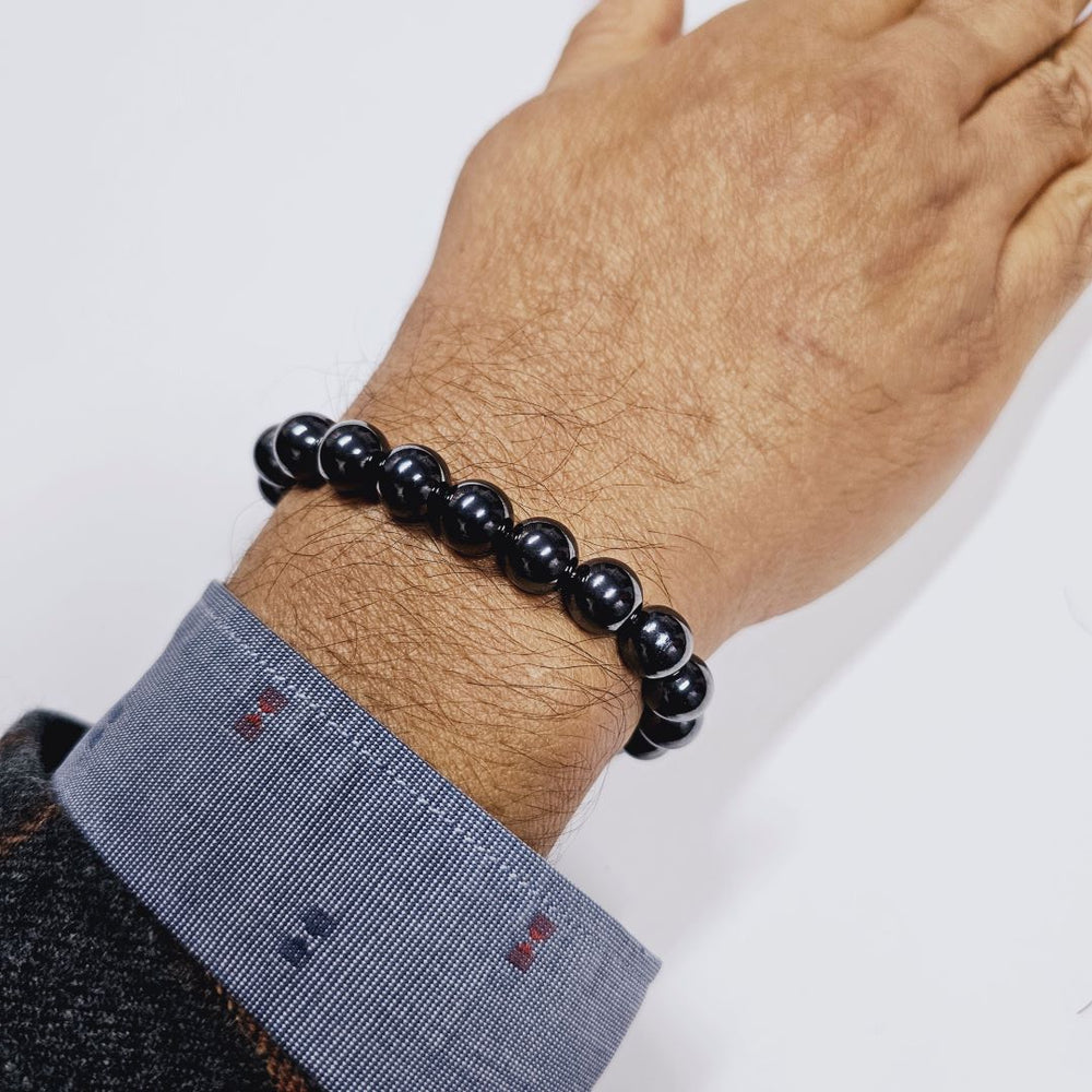 Black Hematite (Smooth) Bracelet