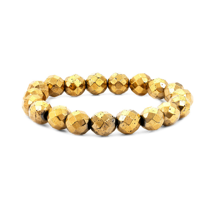 Golden Hematite (Cut) Bracelet