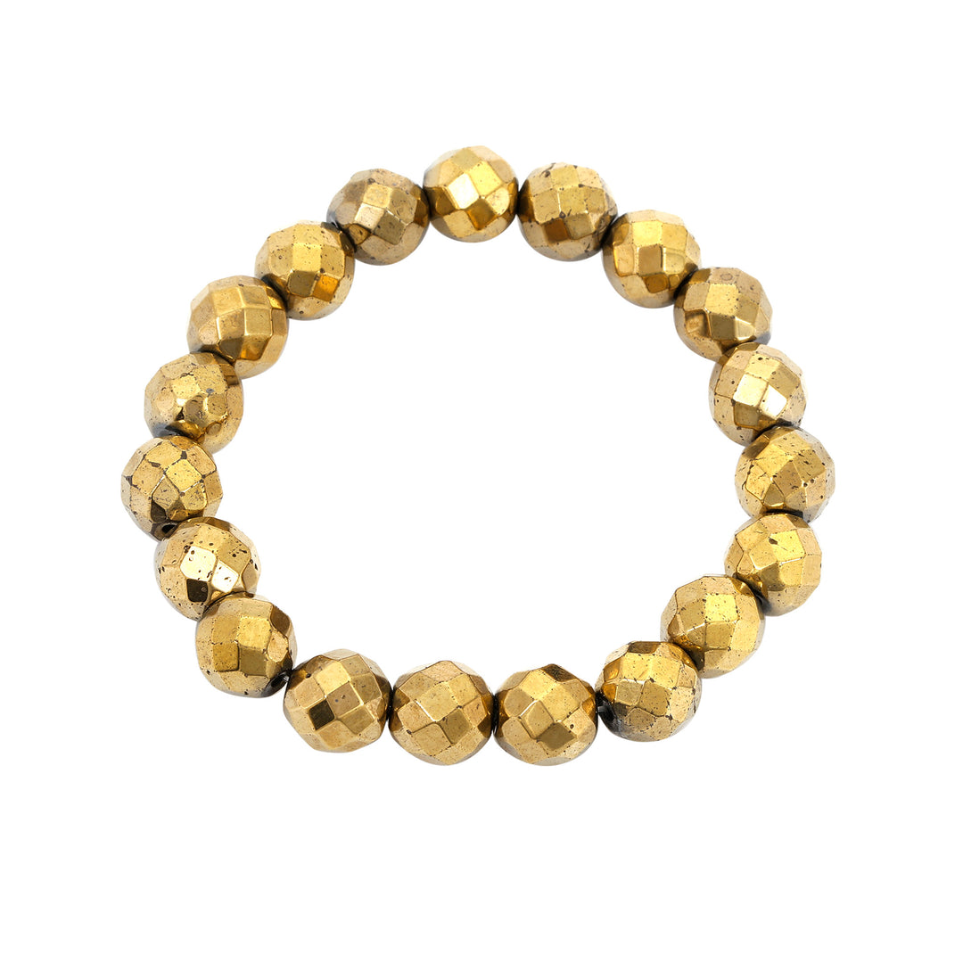 Golden Hematite (Cut) Bracelet