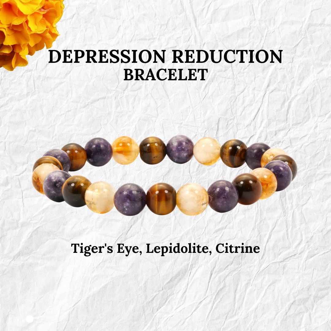 Depression Bracelet for Stress Relief and Uplifting Mood
