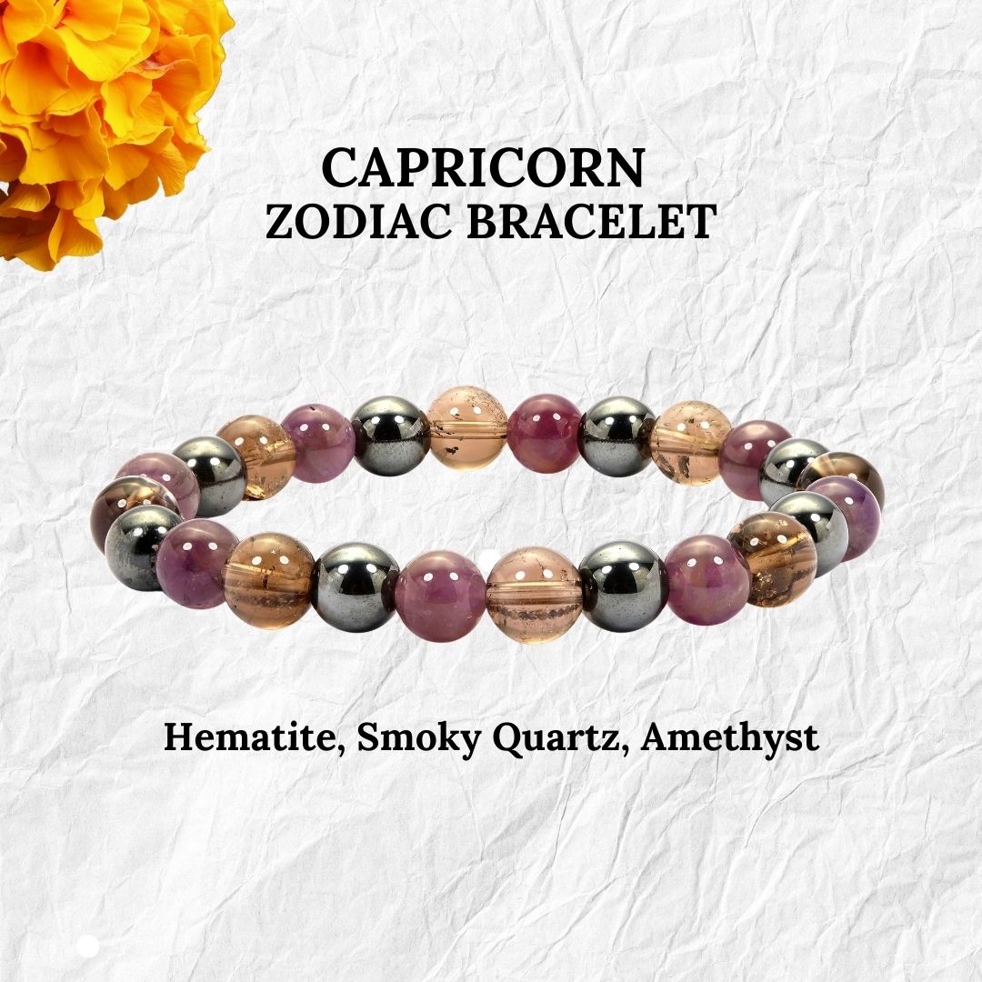 Capricorn Zodiac Sign Bracelet