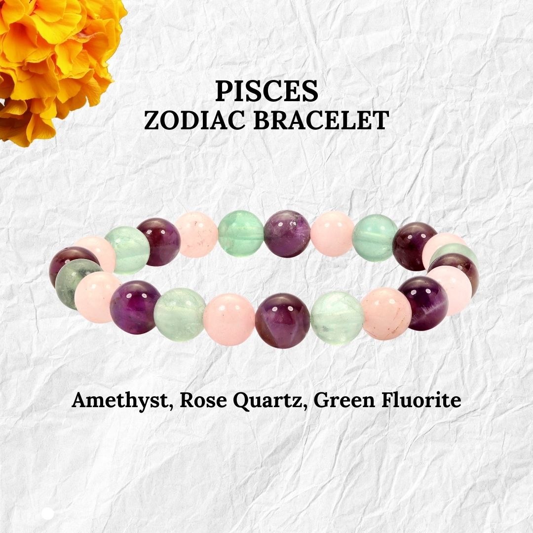 Pisces Zodiac Sign Bracelet