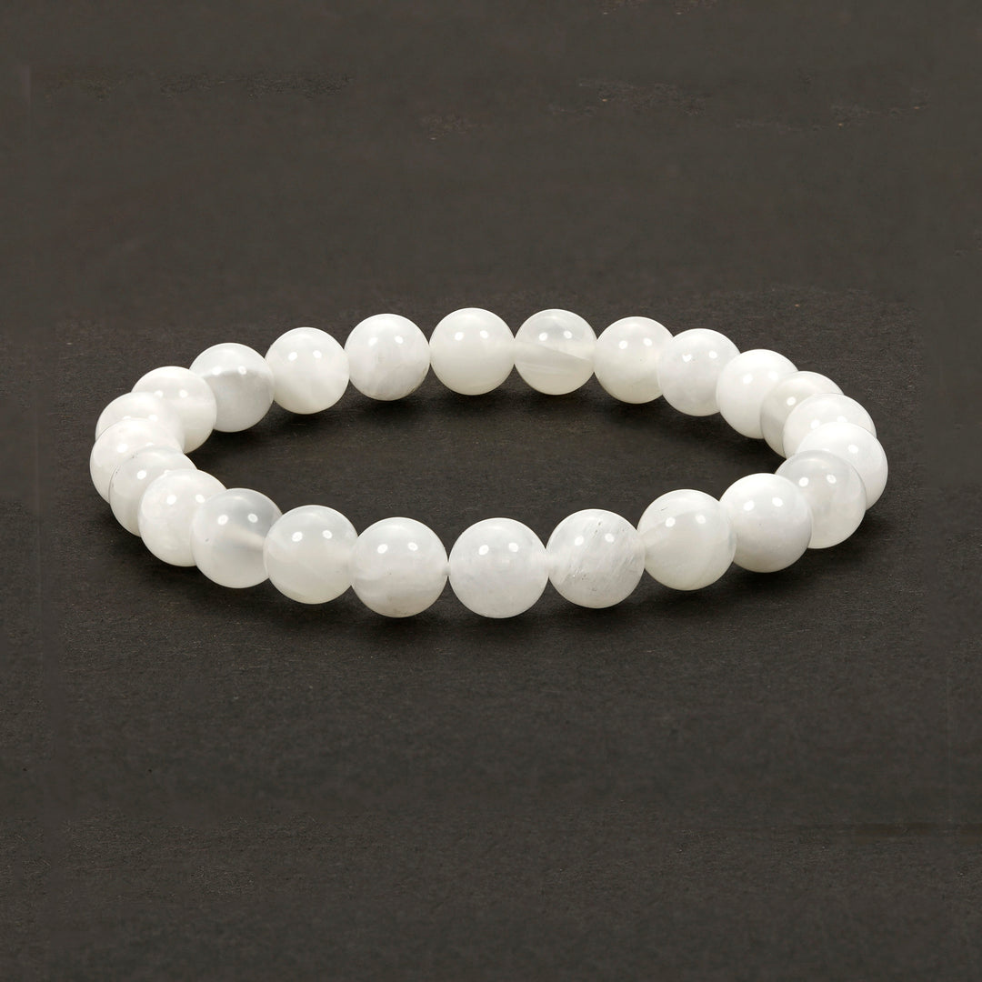 White Moonstone Bracelet