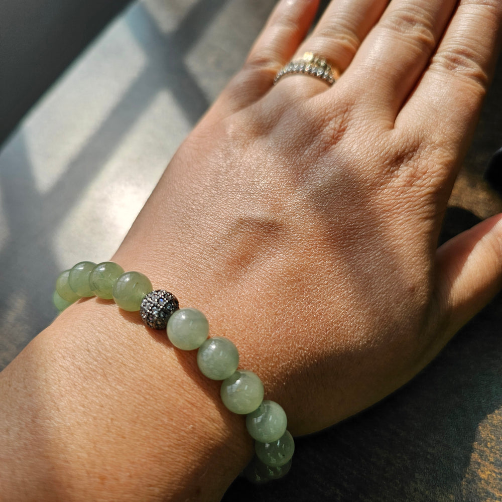 Green Aventurine Ball Bracelet