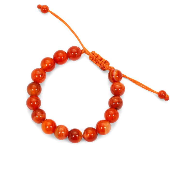 Carnelian Thread Bracelet 10mm