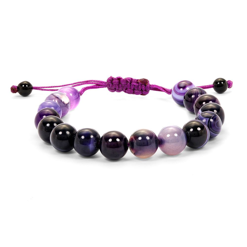 Amethyst Thread Bracelet 10mm