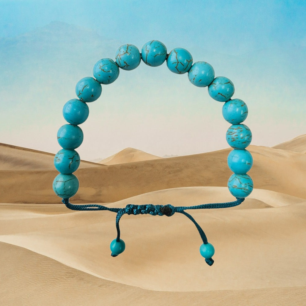 Turquoise Thread Bracelet 10mm