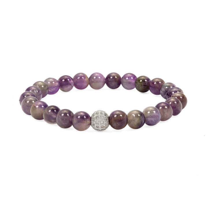 Amethyst Bracelet with Ball