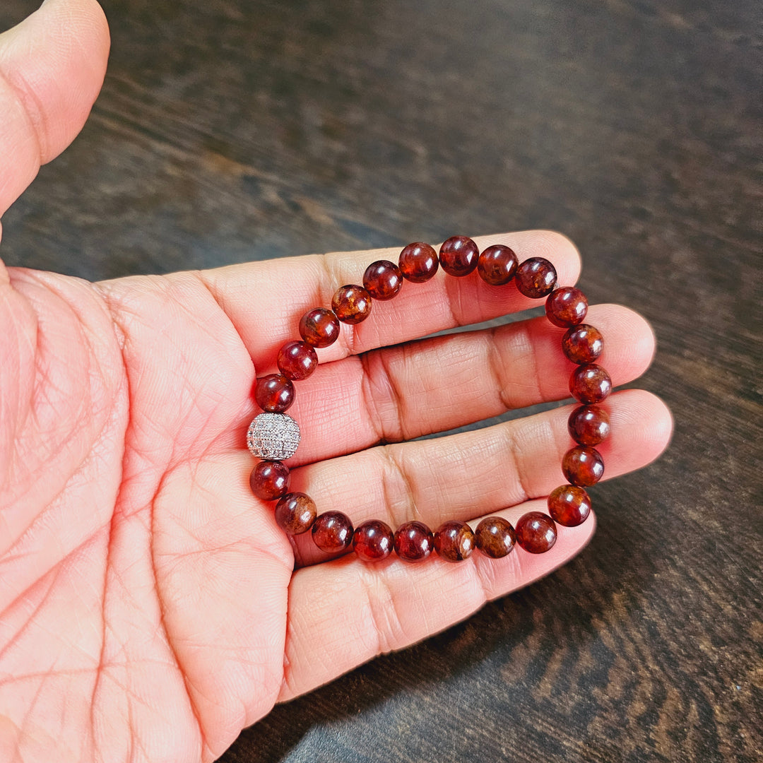 Gomed (Hessonite) Bracelet