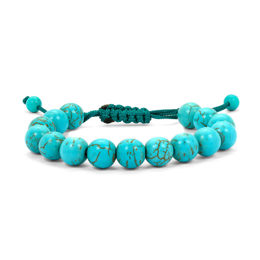 Magnesite Turquoise Stretchable Bracelet