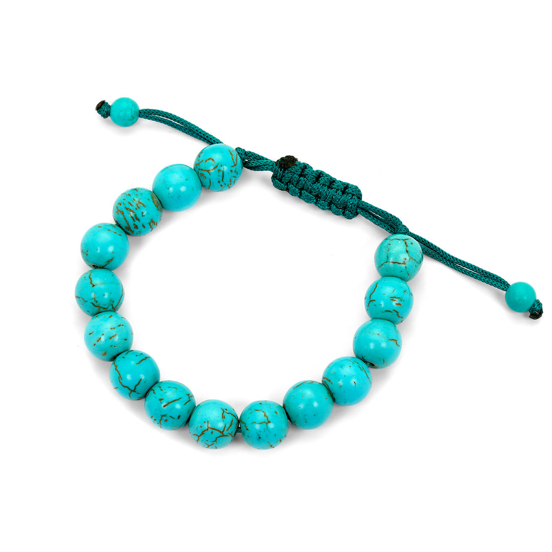 Magnesite Turquoise Stretchable Bracelet