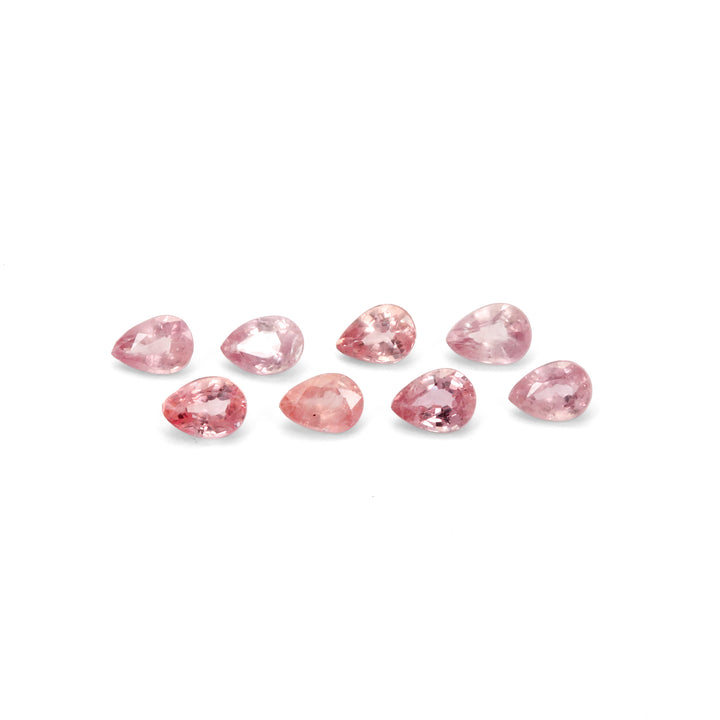 8Pc Lot Padparadscha Sapphire 1.20 Carats