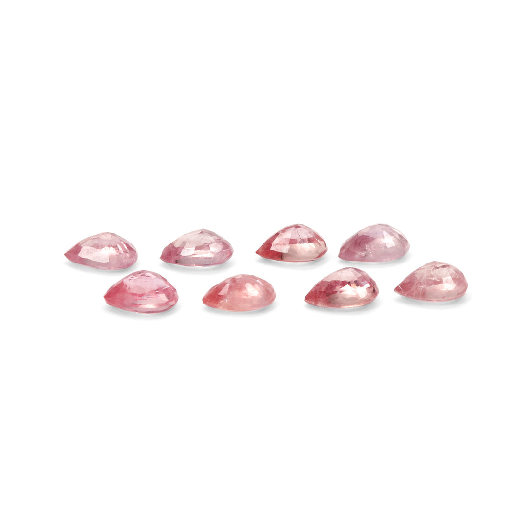 8Pc Lot Padparadscha Sapphire 1.20 Carats