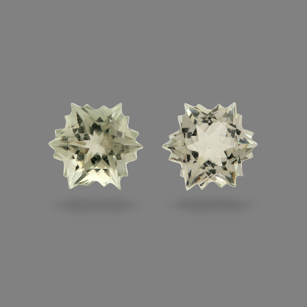 2Pc Lot Green Amethyst 2.00 Carats
