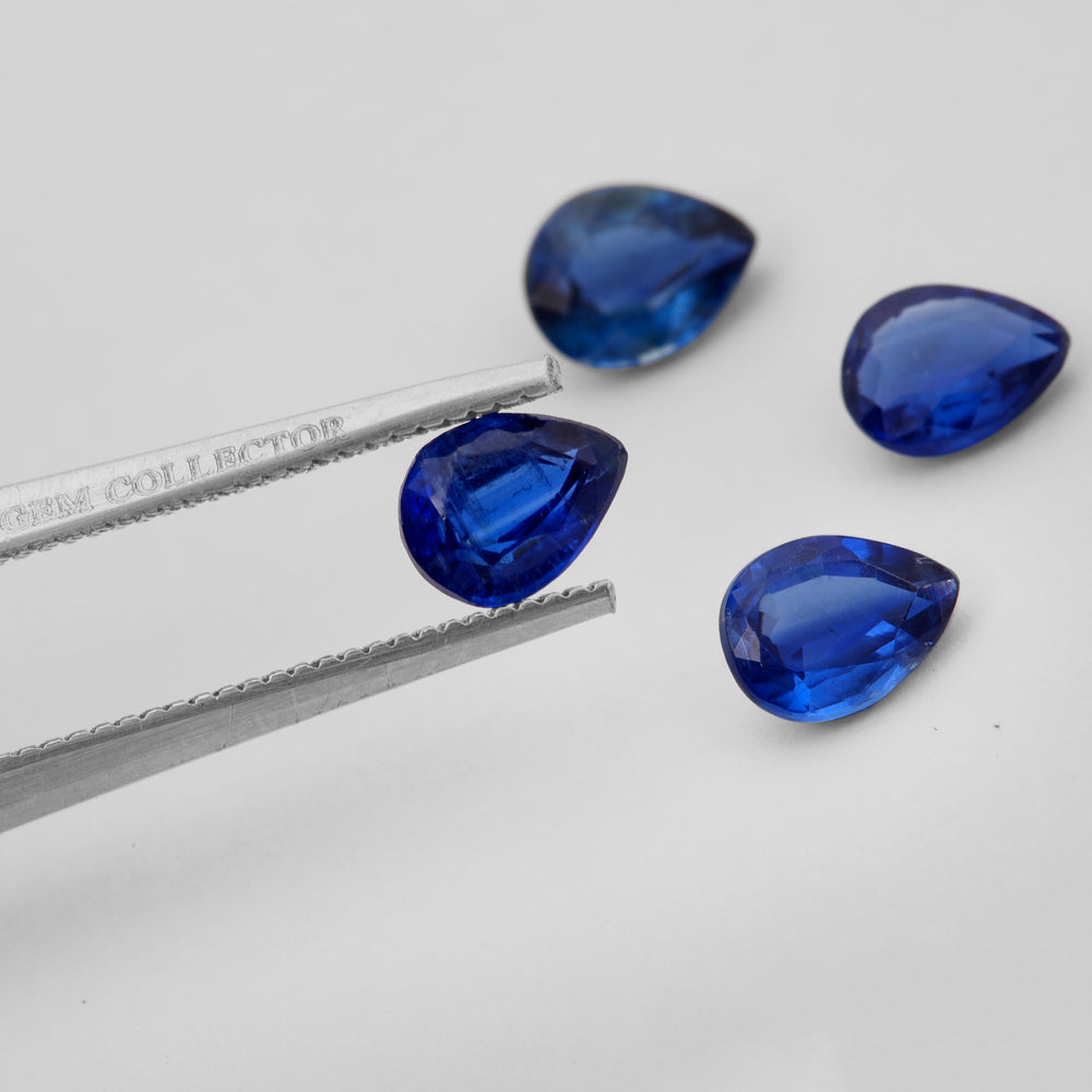 4Pc Lot Blue Kyanite 5x4mm 1.40 Carats