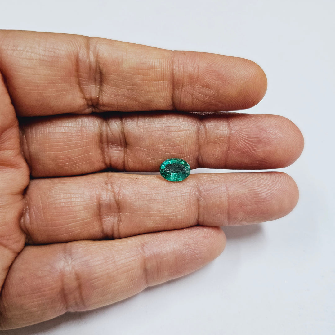 Zambian Emerald (Panna)-1.84 Carats (2.02 Ratti) Zambia, SKU:CH0371