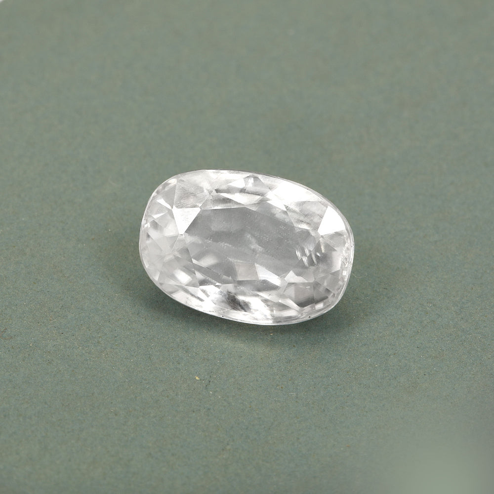 Certified White Zircon 5.32 Cts (5.85 Ratti) CIVW23