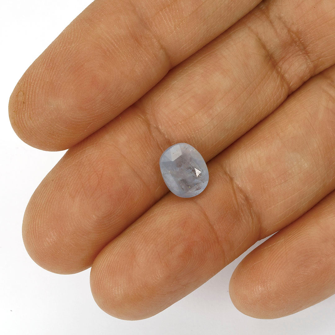 Certified Blue Sapphire (Neelam) 3.61 Cts (3.97 Ratti) Sri Lanka (Ceylon)