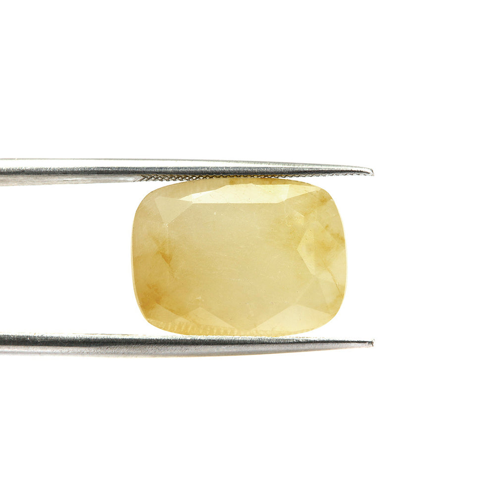 Certified Yellow Sapphire-10.91 Carats (12.00 Ratti) Burma, SKU:CMZI61