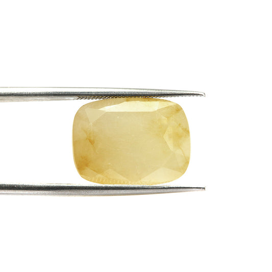 Yellow Sapphire (Pukhraj) 10.91 Cts (12.00 Ratti) Burma