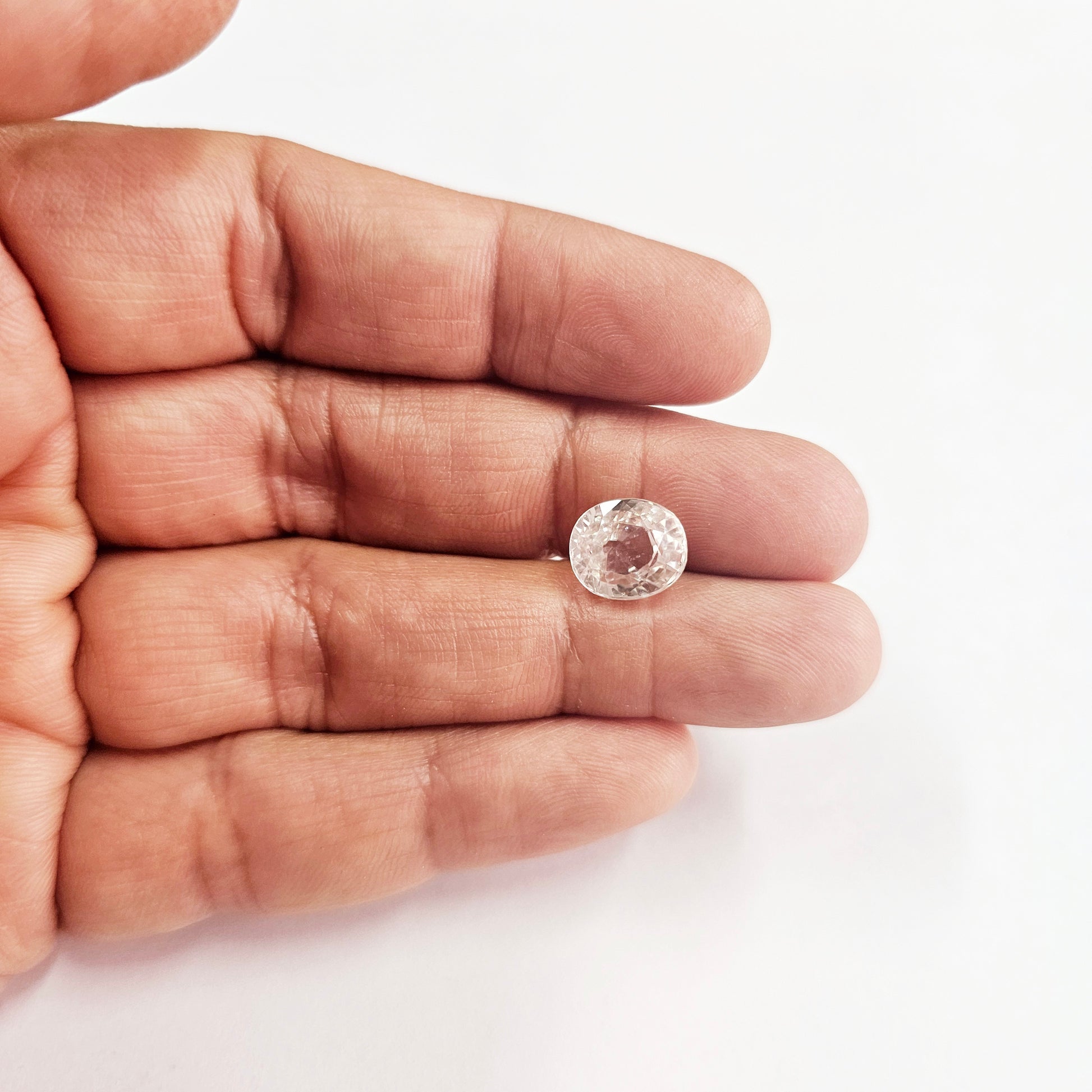 Certified White Zircon 8.71 Cts (9.58 Ratti) CRVW54