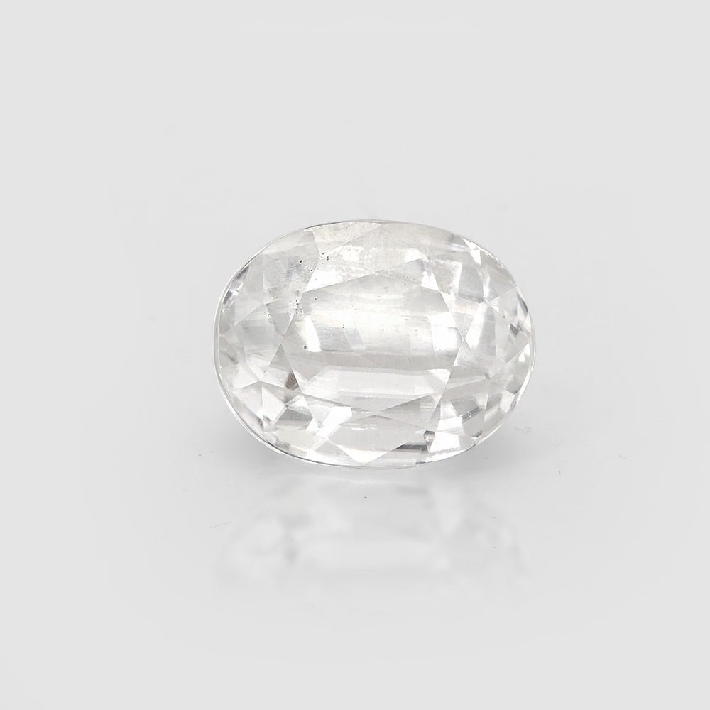 Certified White Zircon 8.90 Cts (9.79 Ratti) CRVW72