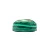 Natural Malachite Gemstone Oval Cabochon 18.45 Carats