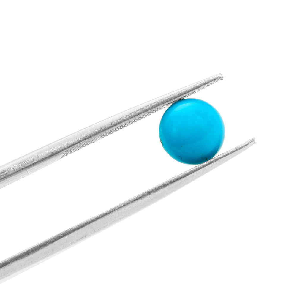 2Pc Lot Sleeping Beauty Turquoise 6x6mm 1.20 Carats