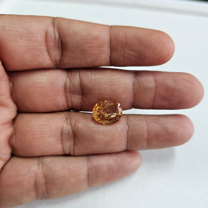 Hessonite (Gomed) 7.35 Cts (8.09 Ratti) Sri Lanka (Ceylon)