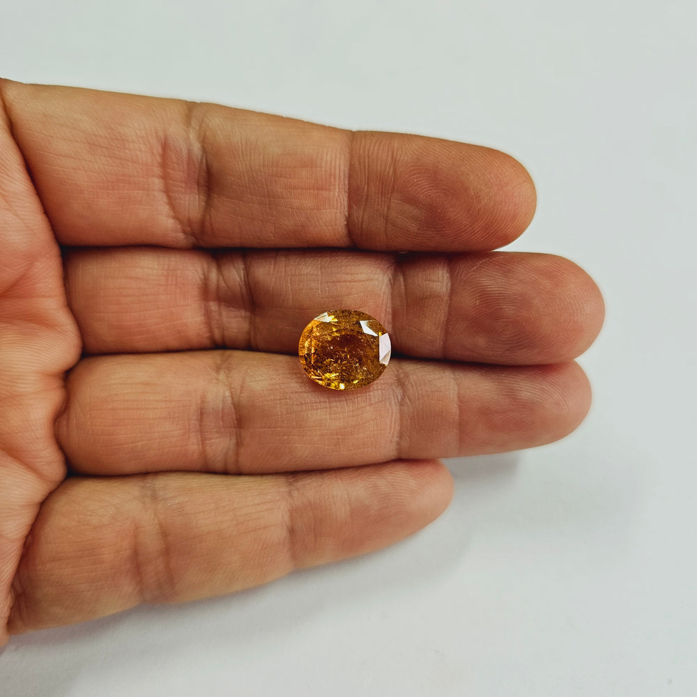 Certified Hessonite (Gomed) 9.51 Cts (10.46 Ratti) Sri Lanka (Ceylon) NVZI51