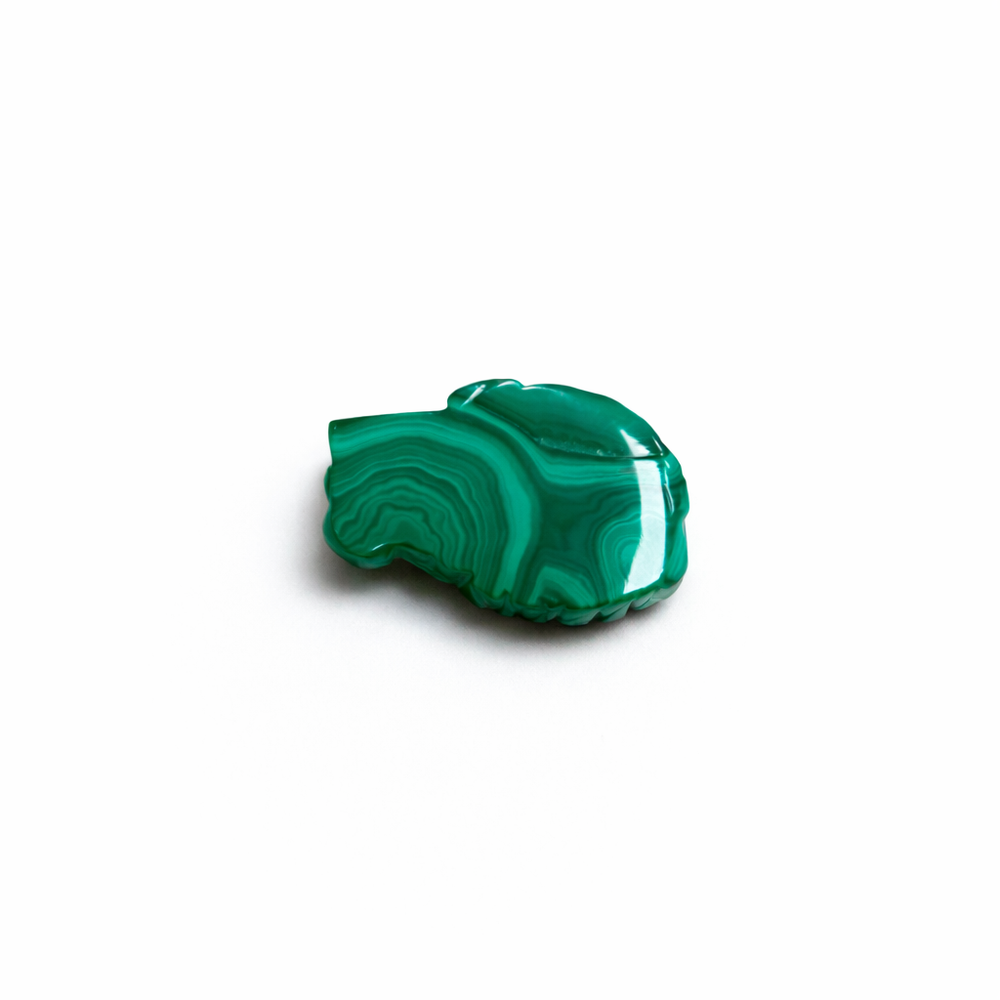 Malachite Lion Carving ML001