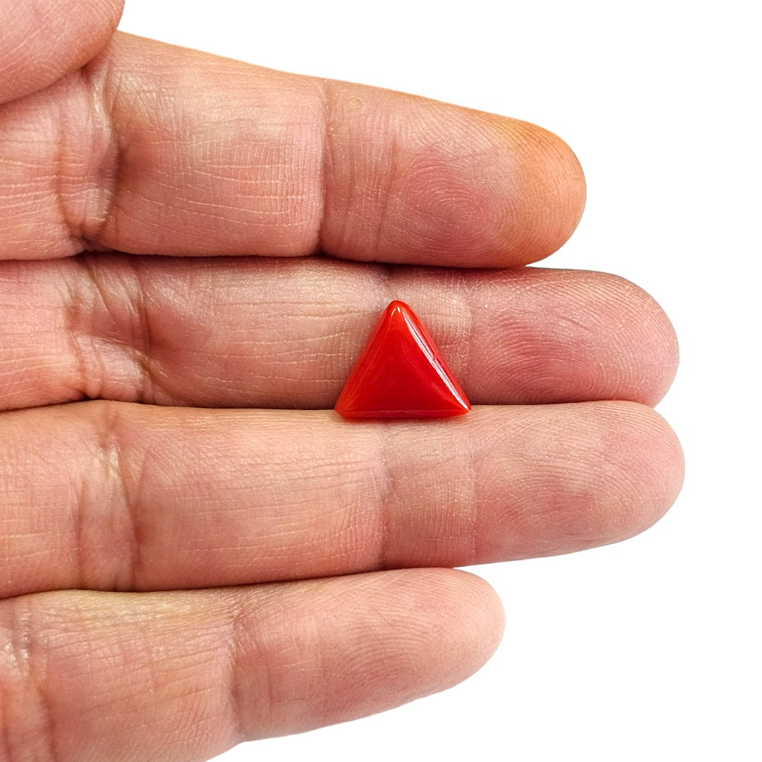 Natural Red Coral (Moonga) 5.27 Cts. (5.79 Ratti) Italy