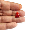 Certified Red Coral (Moonga) 5.51 Cts. (6.06 Ratti) Italy MEZI94-51