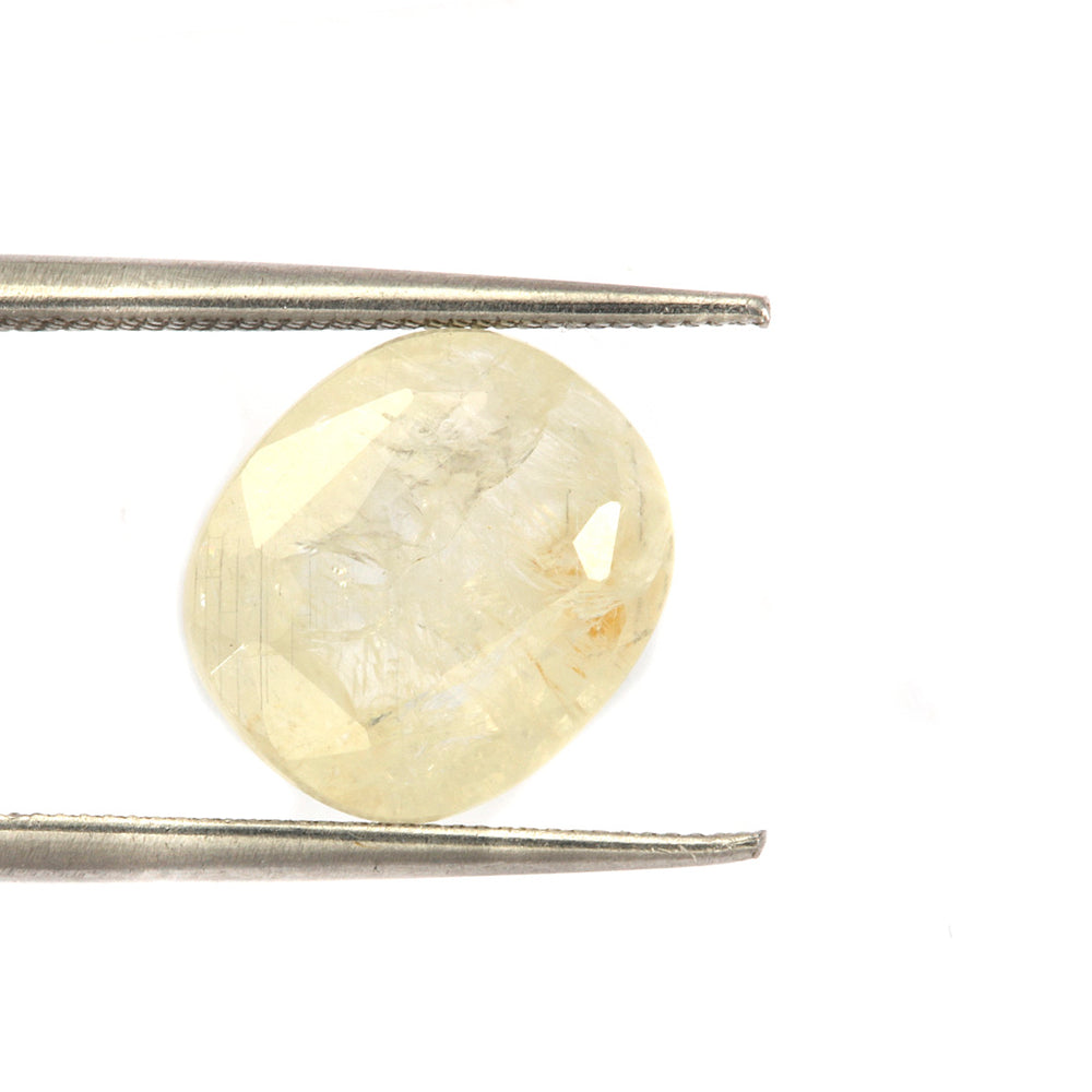 Certified Yellow Sapphire-3.53 Carats (3.88 Ratti) Sri Lanka (Ceylon), SKU:POZI98