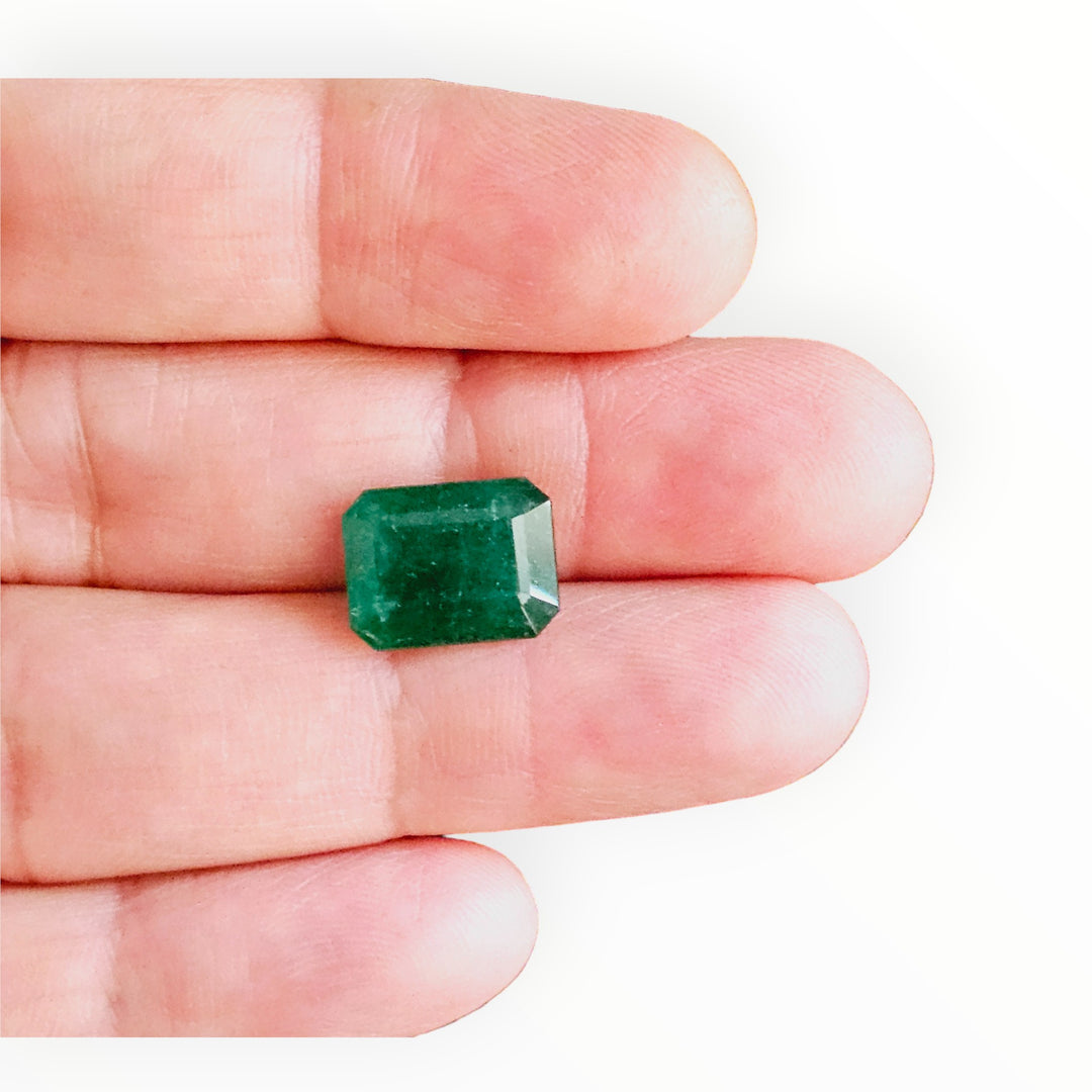 Certified Zambian Emerald (Panna) 5.94 Carats (6.53 Ratti) Zambia