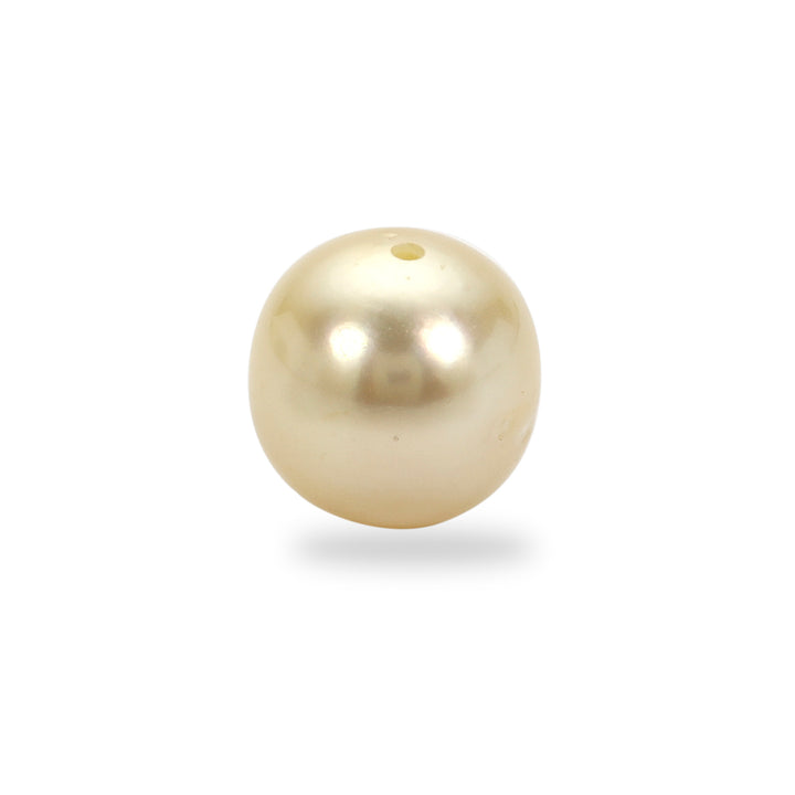 Golden South Sea Pearl Full Drilled 7mm-8mm 2.45 Carats
